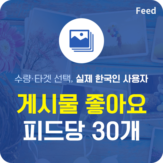한국인 실제 게시물 좋아요 - 피드당 30개 | 데일리SNS